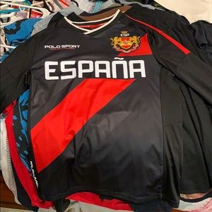 Polo sport soccer jersey espana